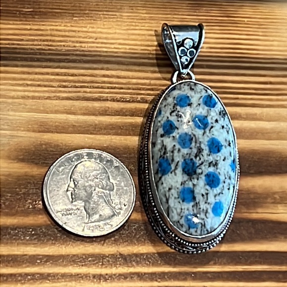 #498 K2 Handcrafted Pendant In An Antique Setting NWOT - Picture 4 of 16